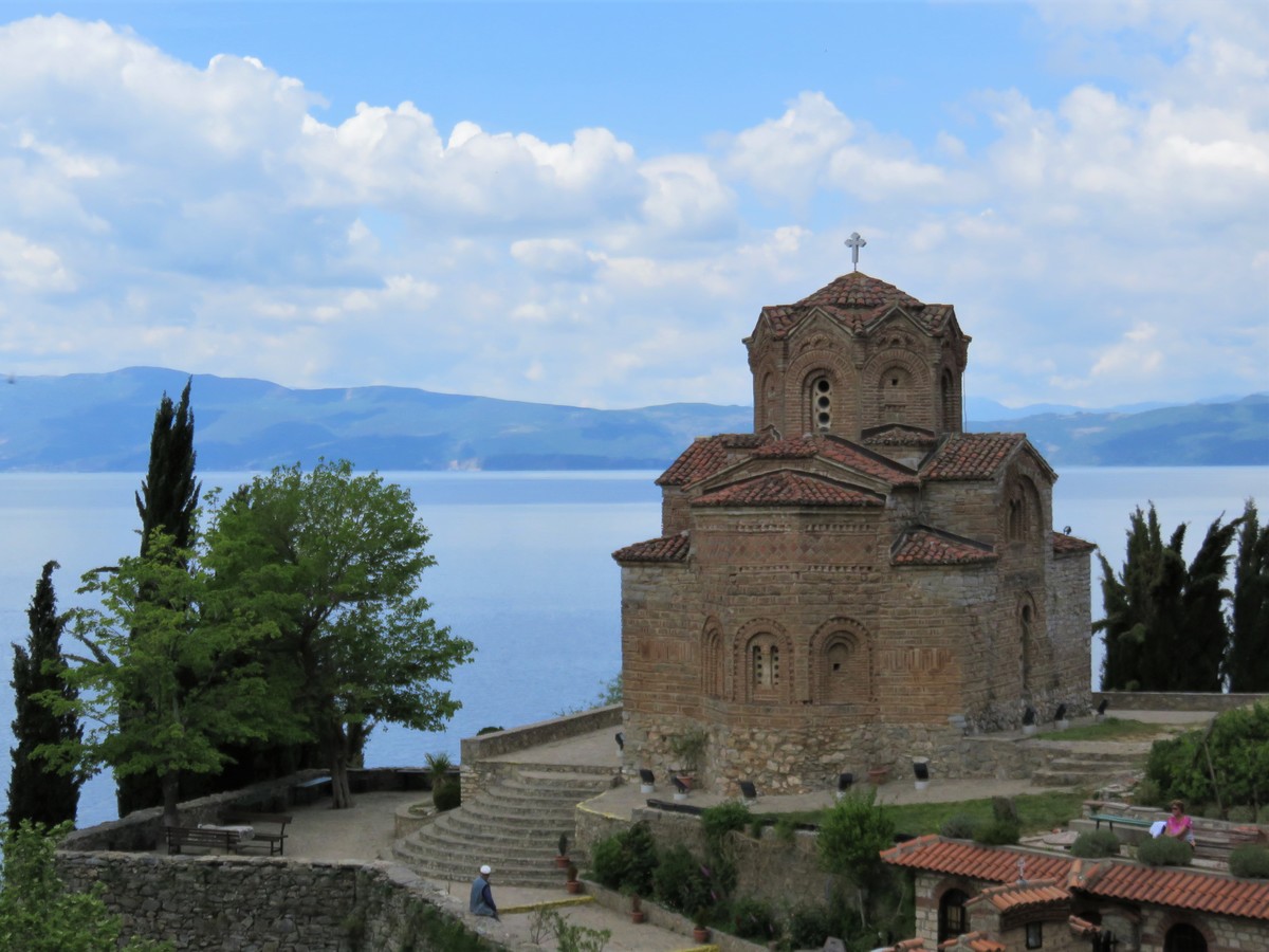 Church of St John overlooking Lake Ohrid, Macedonia