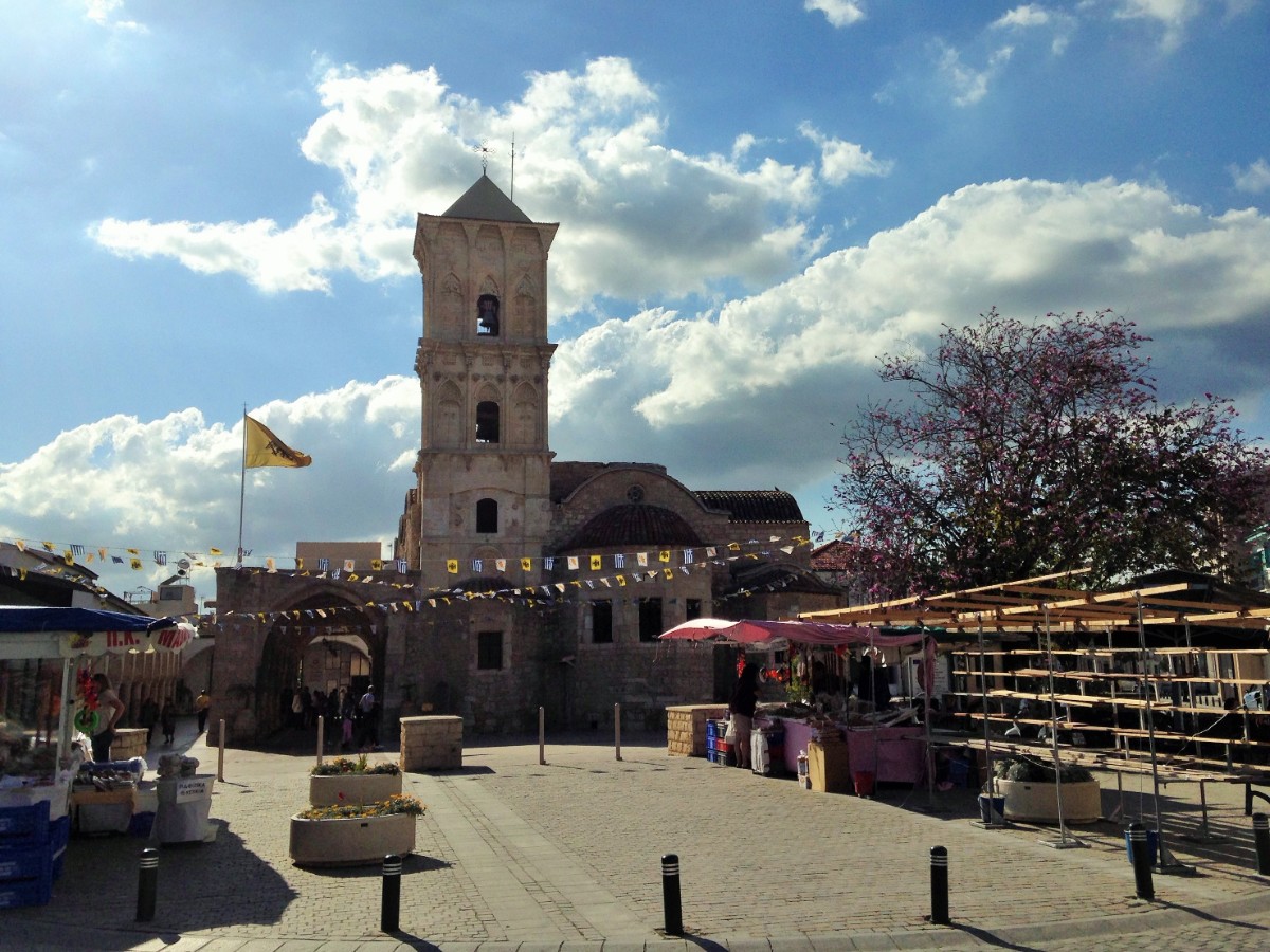 Old town in Larnaca, Cyprus