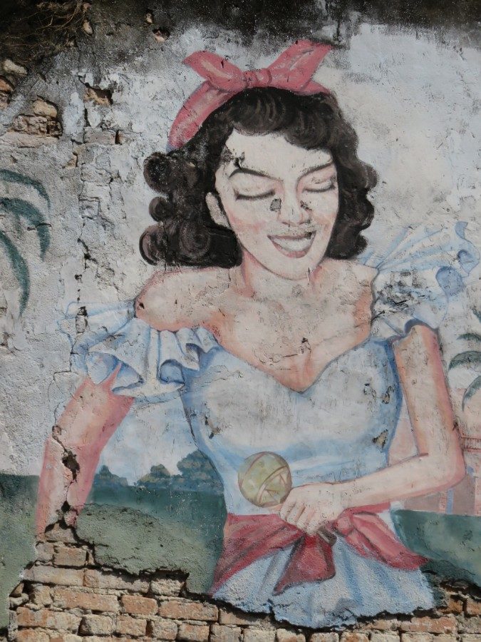 Floridita mural in Chanthaburi, Thailand