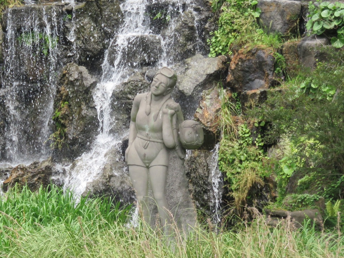 Jeju Island Female Diver Statue