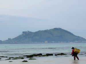 fisherwoman hyeopjae beach Jeju Island