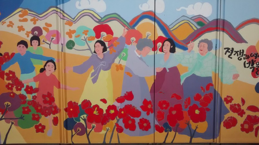 mural of hope for women of south korea