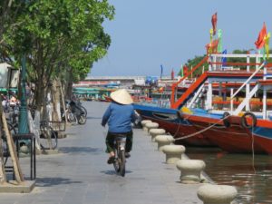 Man on bicycle Hoi An