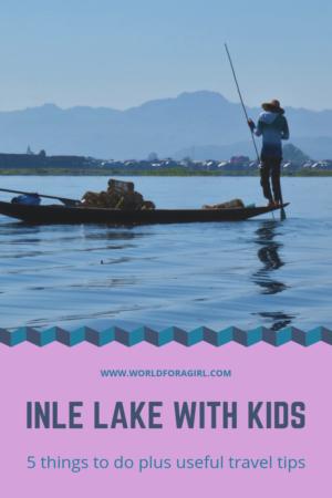 Inle Lake with kids Myanmar