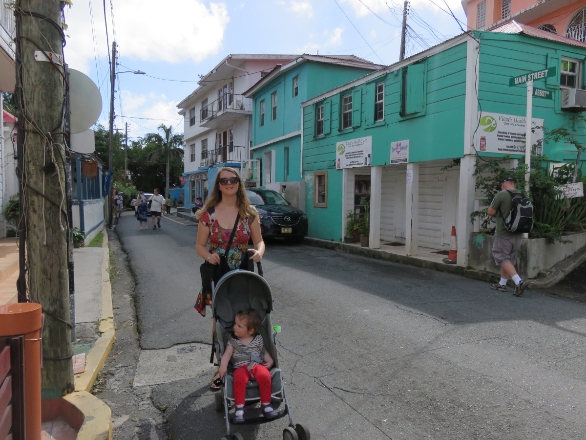 mum and toddler in Tortola 