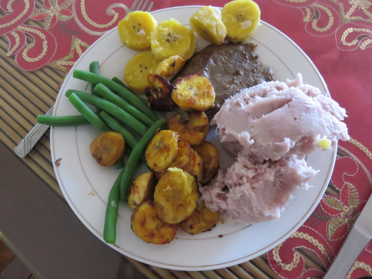 plate of Puerto Rician food