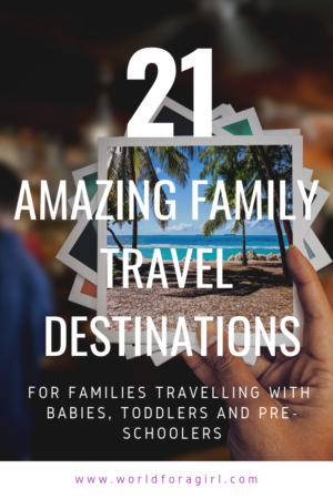 family travel destination pin
