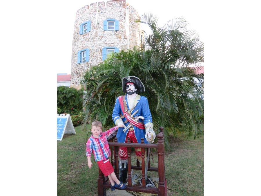 Toddler at Blackbeard's Castle. Charlotte Amalie USVI