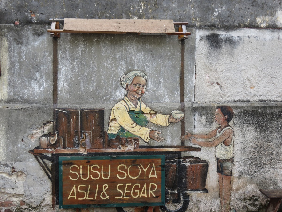 mural in Georgetown Penang