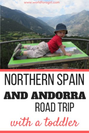 spain and andorra with a toddler