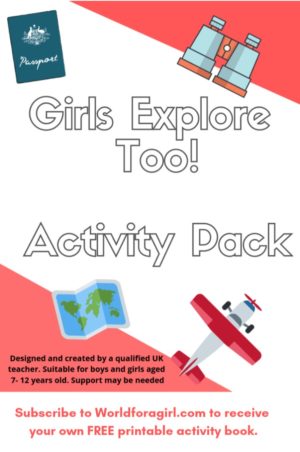 girls explore too activity book