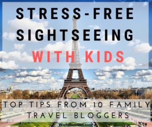 sightseeing with kids blog banner