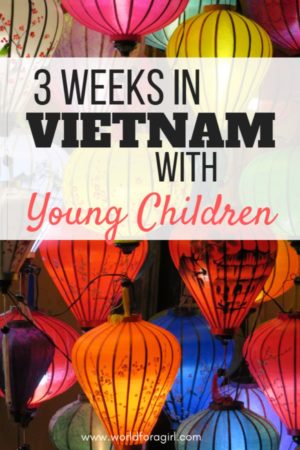 3 weeks in vietnam with kids pin