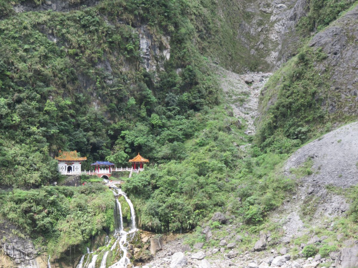 Chanchun shrine in Taroko Gorge Taiwan