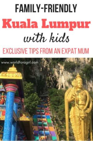 things to do in KL with kids pin