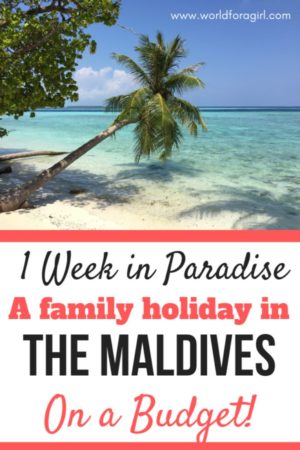 a family holiday in the maldives