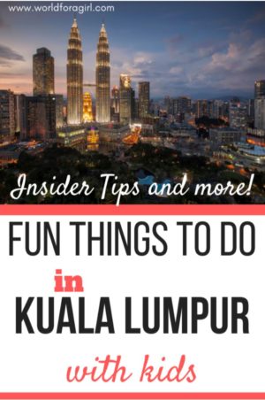 things to do in KL with kids pin