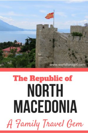 The Republic of North Macedonia with kids