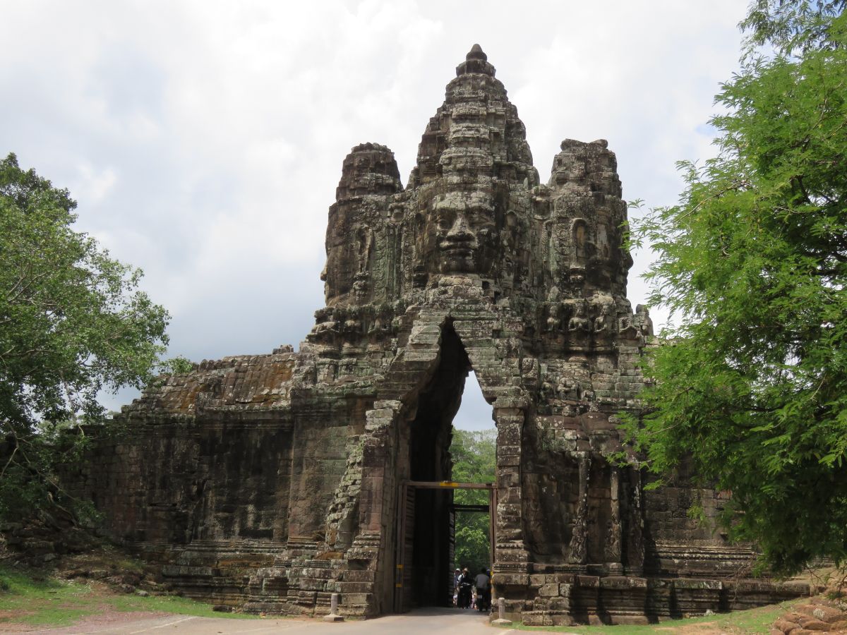 gate in Angkor Thom Cambodia