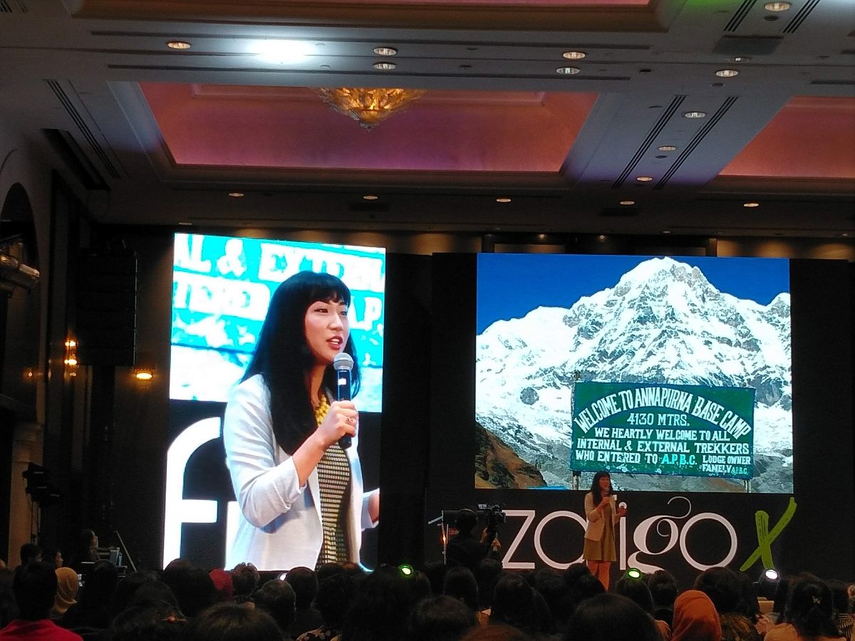 Marin Minamiya sharing her incredible story at ZafigoX